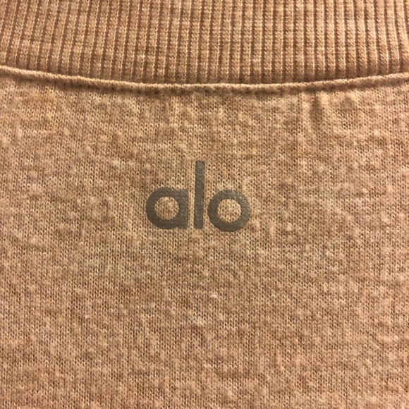 Alo Yoga Tan Long Sleeve Top Size XS - Picture 7 of 8